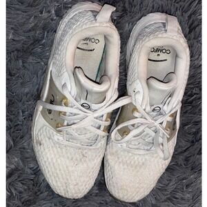 Nike well worn Renew In-Season TR 10 Womens Training Shoes White Gold Size 8